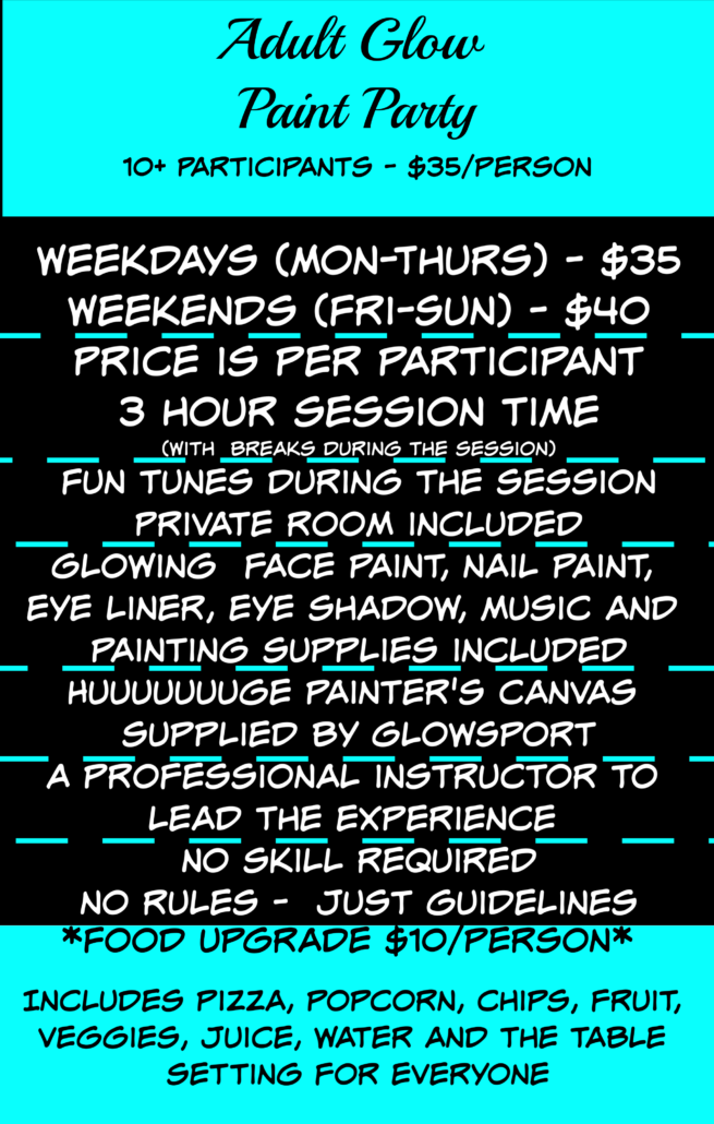 Adult Glow Paint Party copy
