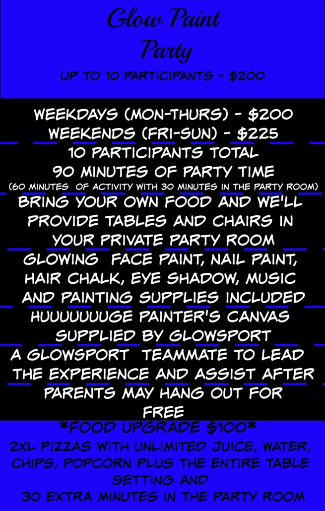 Glow Paint Party