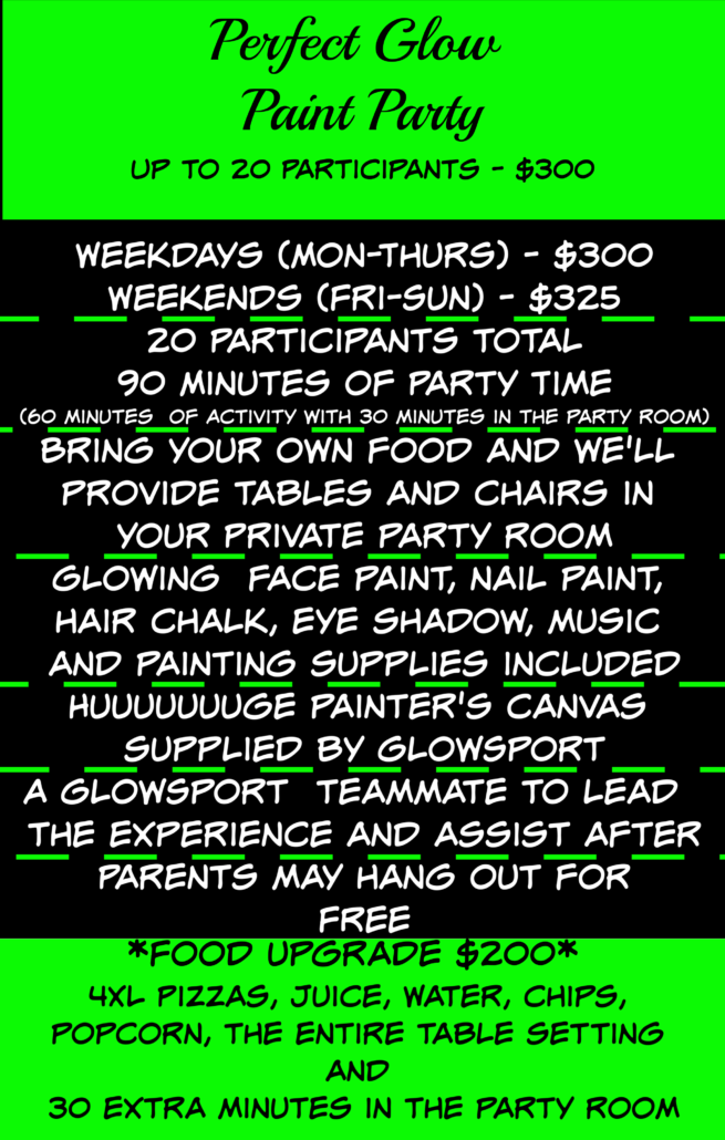 Perfect Glow Paint Party
