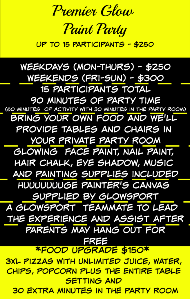 Premier Glow Paint Party